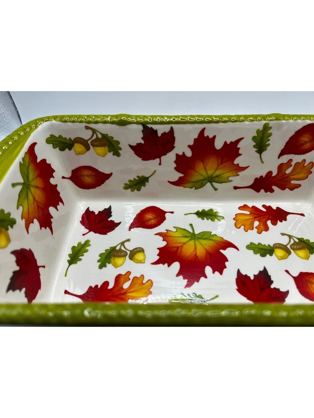 New Temp-Tations by Tara Fall Ceramic Bakeware Loaf Pan Cottagecore Bake Serve